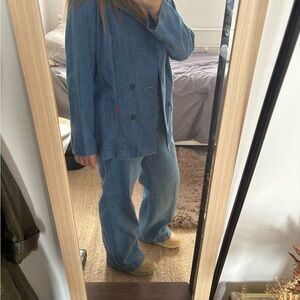 Levi's Blue Denim Suit Set